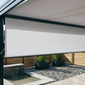 Wintergarten-Markise Warema Climara W9 mit Volant-Rollo